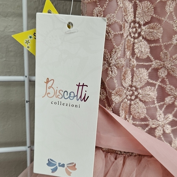 BISCOTTI Floral and Frilled Girls Dress BRAND NEW - Picture 4 of 7